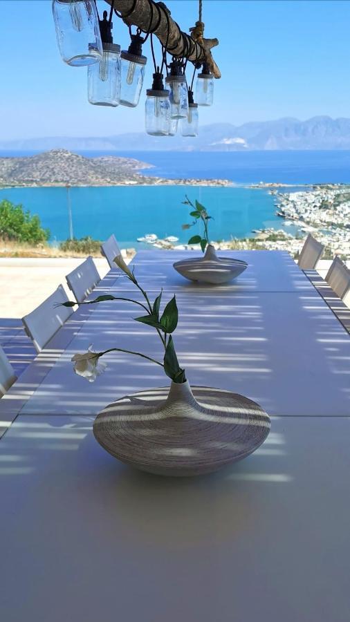 Villa Estee, Luxury Villa With Private Infinity Pool And Jacuzzi Elounda  Exterior photo