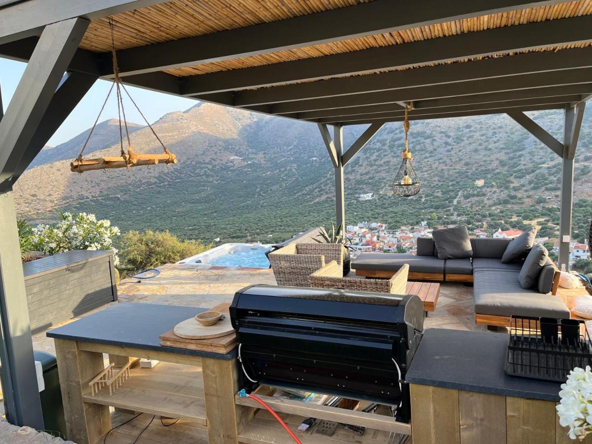 Villa Estee, Luxury Villa With Private Infinity Pool And Jacuzzi Elounda  Exterior photo