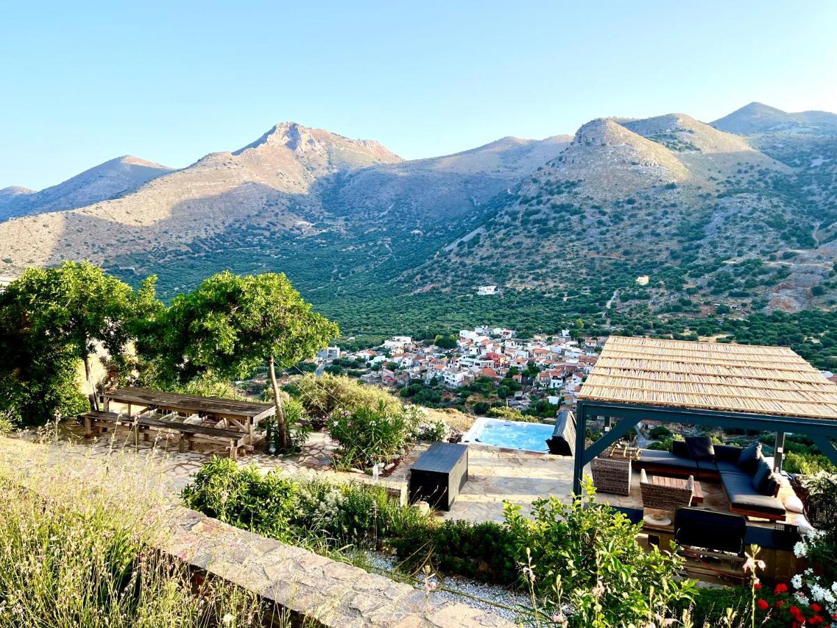 Villa Estee, Luxury Villa With Private Infinity Pool And Jacuzzi Elounda  Exterior photo