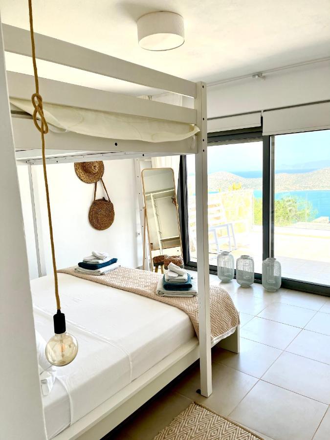 Villa Estee, Luxury Villa With Private Infinity Pool And Jacuzzi Elounda  Exterior photo